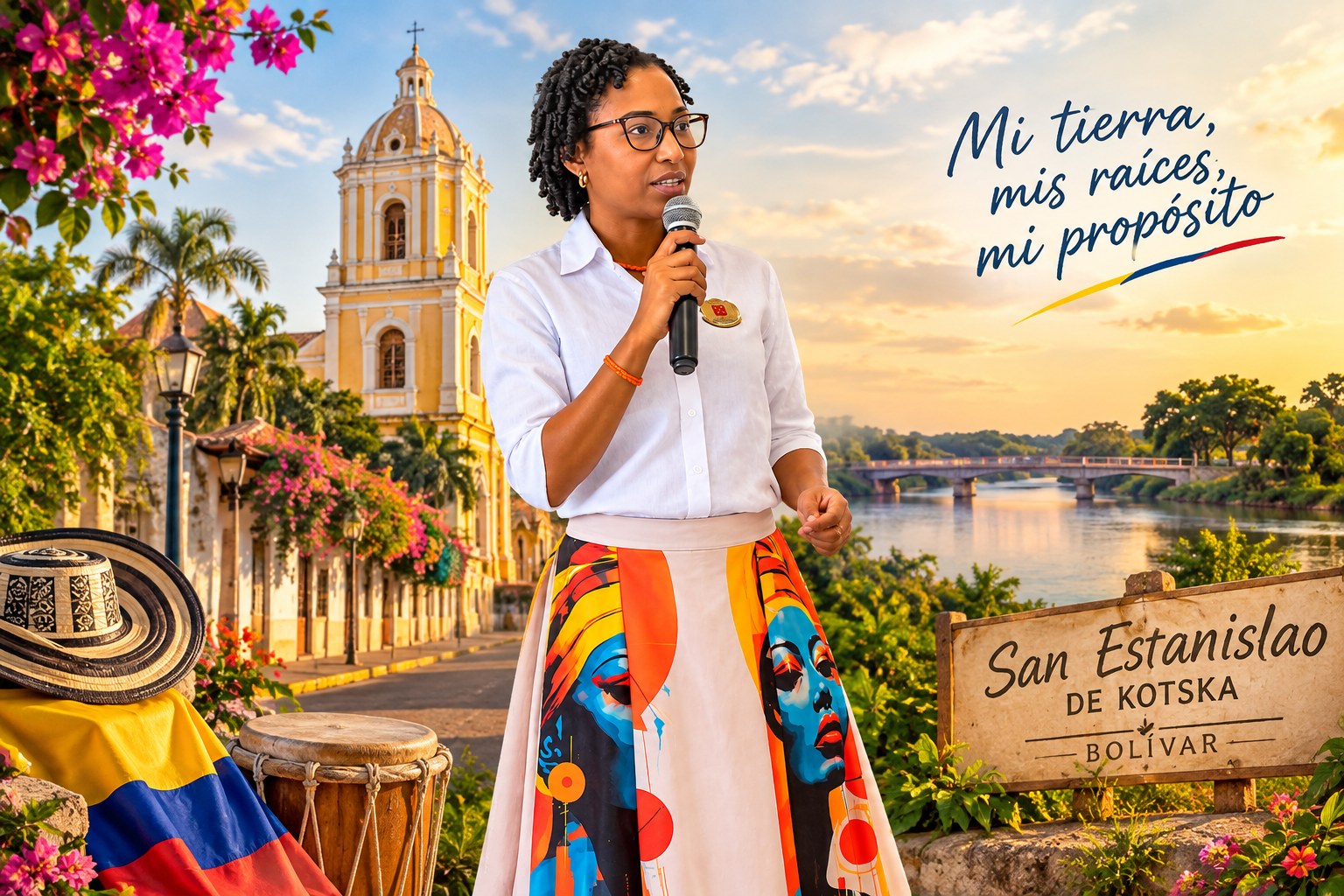 Eliana Narvaez en San Estanislao de Kostka, Bolivar