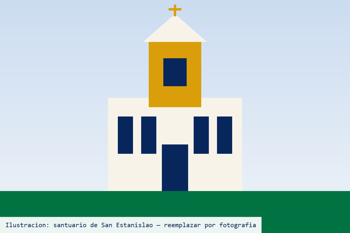 Ilustracion: santuario de San Estanislao - reemplazar por fotografia